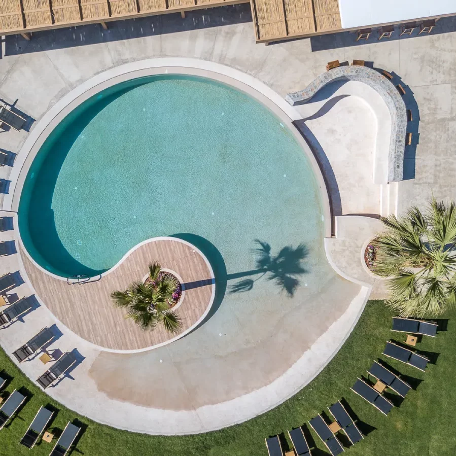 Anesea Pool View from top